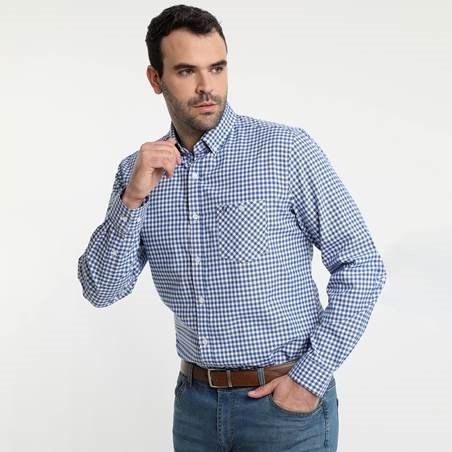 Camisa Oxford Check