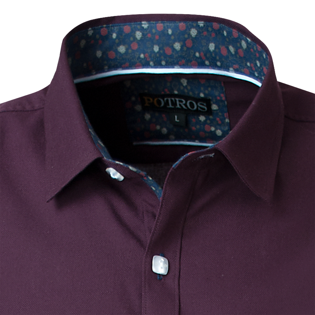 Camisa Jacquard  Slim Fit