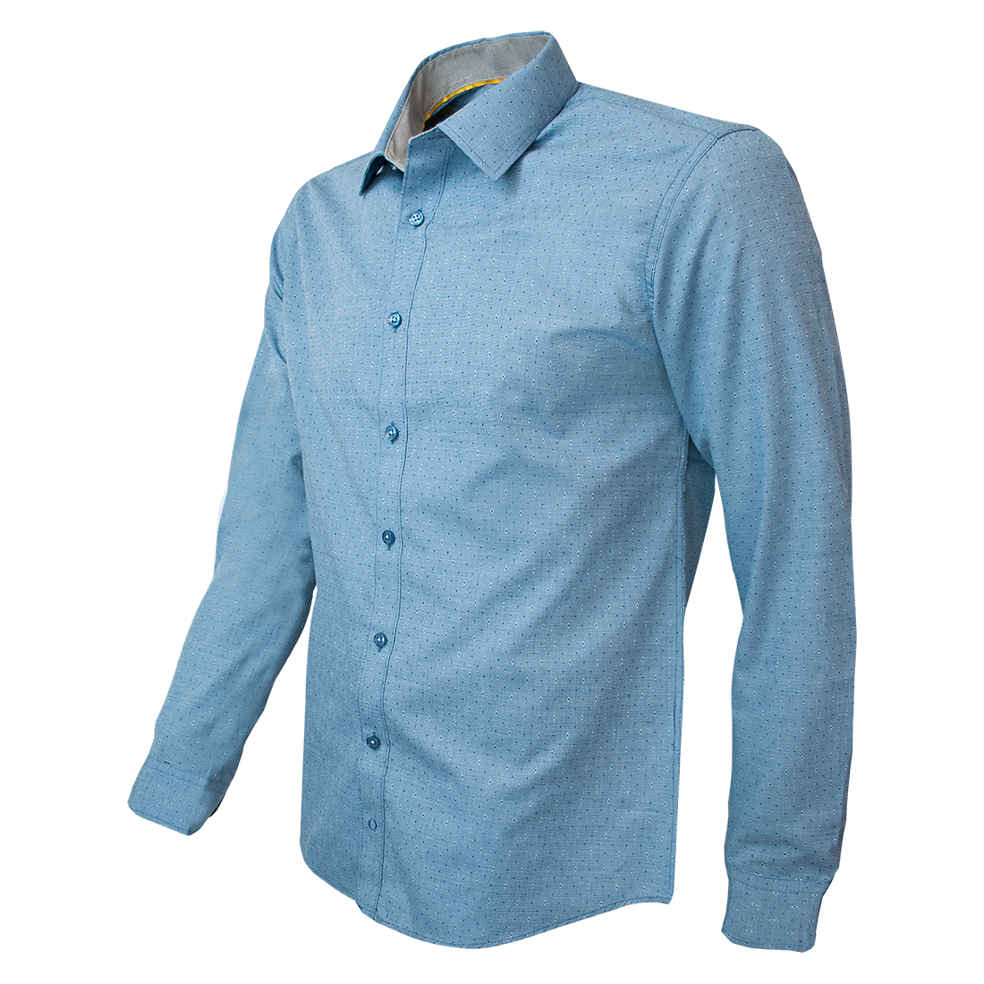 Camisa Fantasía Jacquard Slim Fit