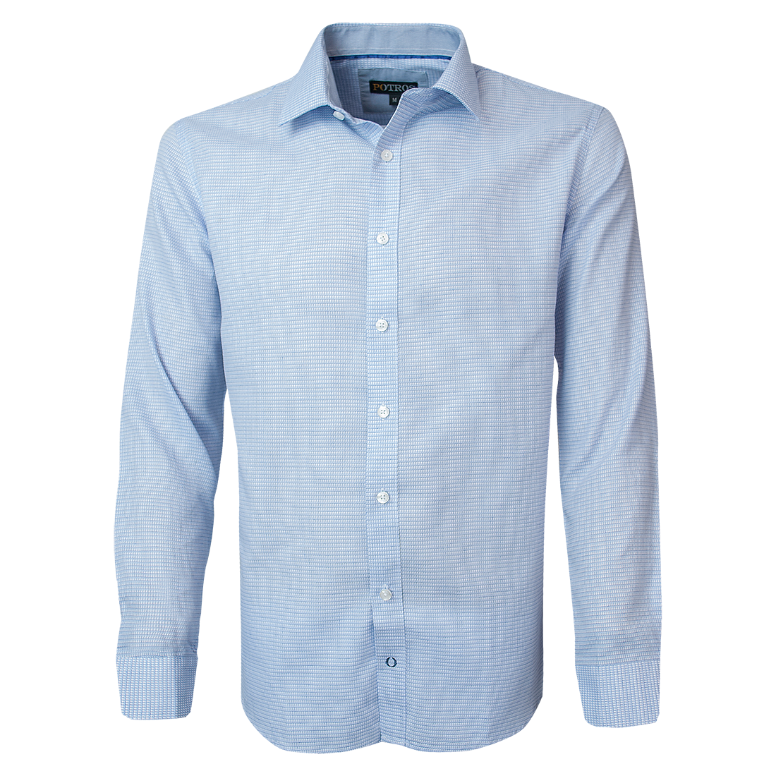 Camisa Fantasía Jacquard Slim Fit