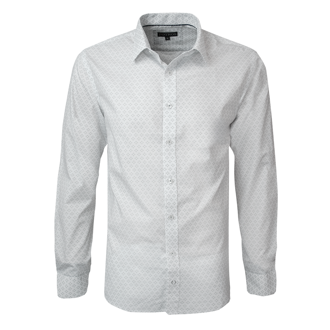 Camisa Fantasía Jacquard Slim Fit