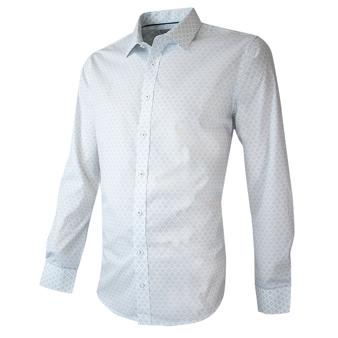 Camisa Trevira Estampada Slim Fit