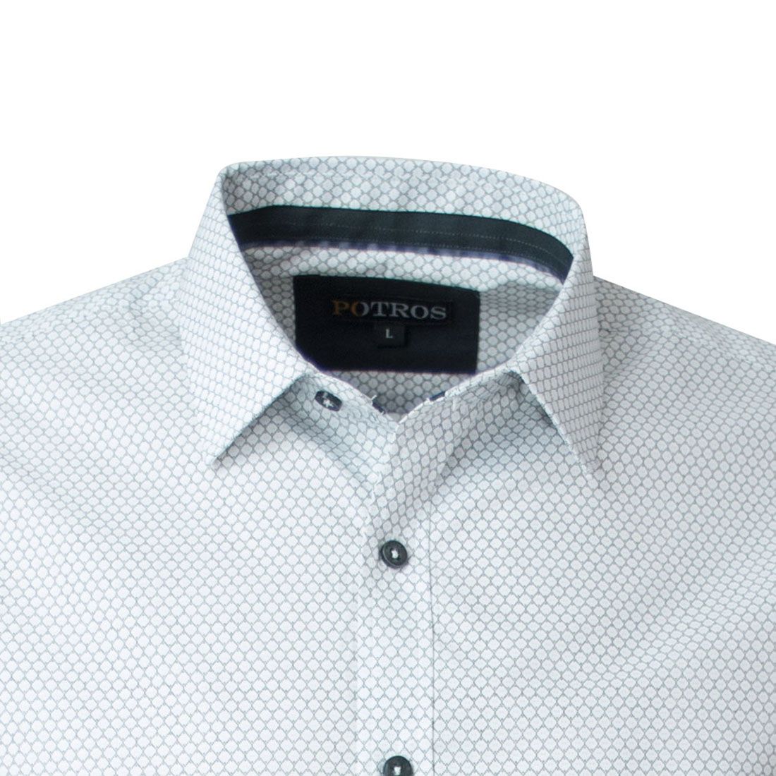 Camisa Trevira Estampada Slim Fit