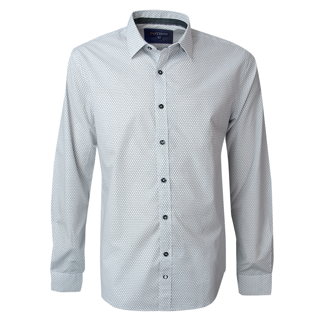 Camisa Trevira Estampada Slim Fit