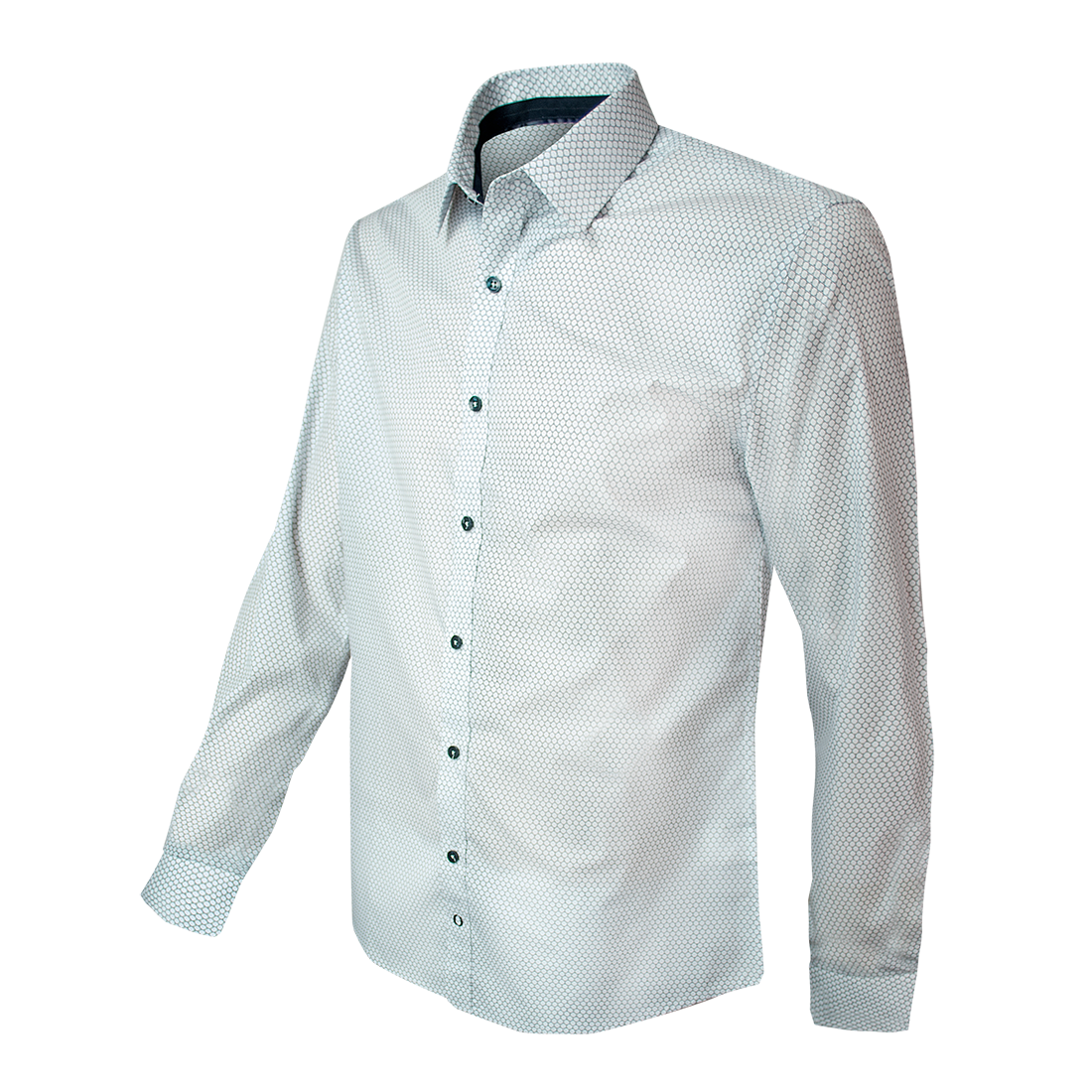 Camisa Trevira Estampada Slim Fit