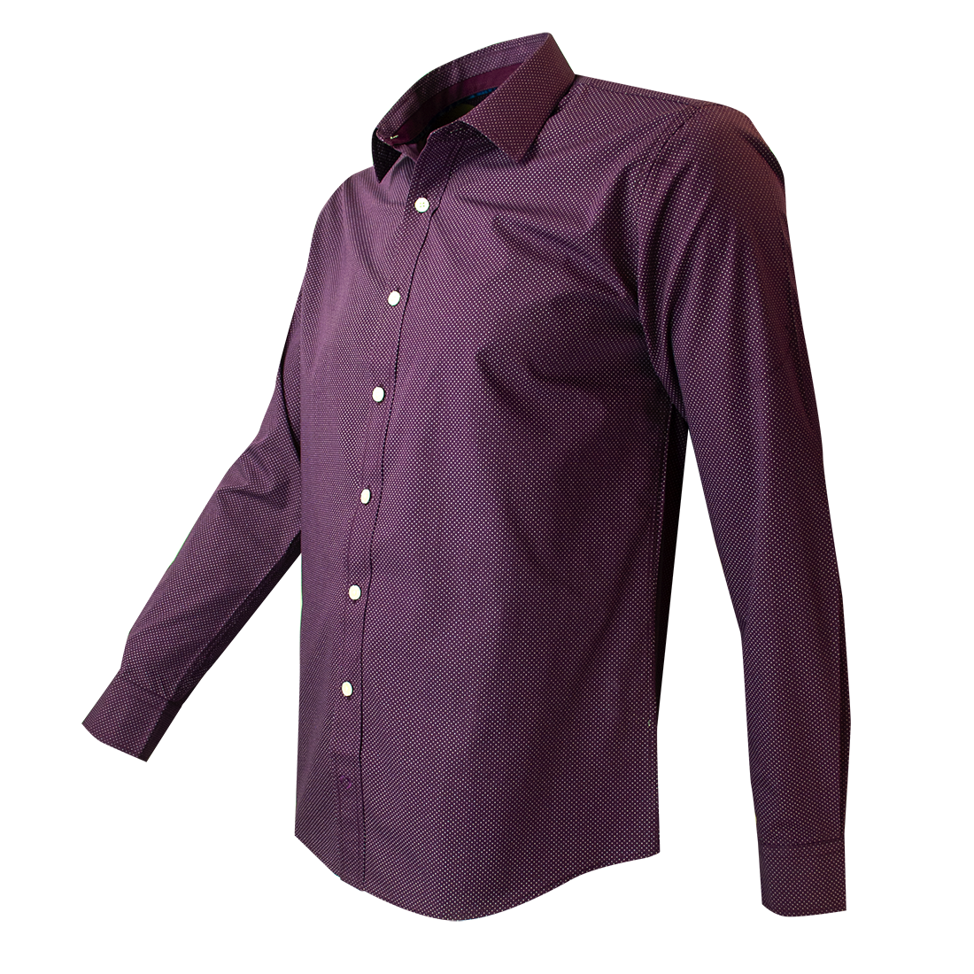 Camisa Trevira Estampada Slim Fit