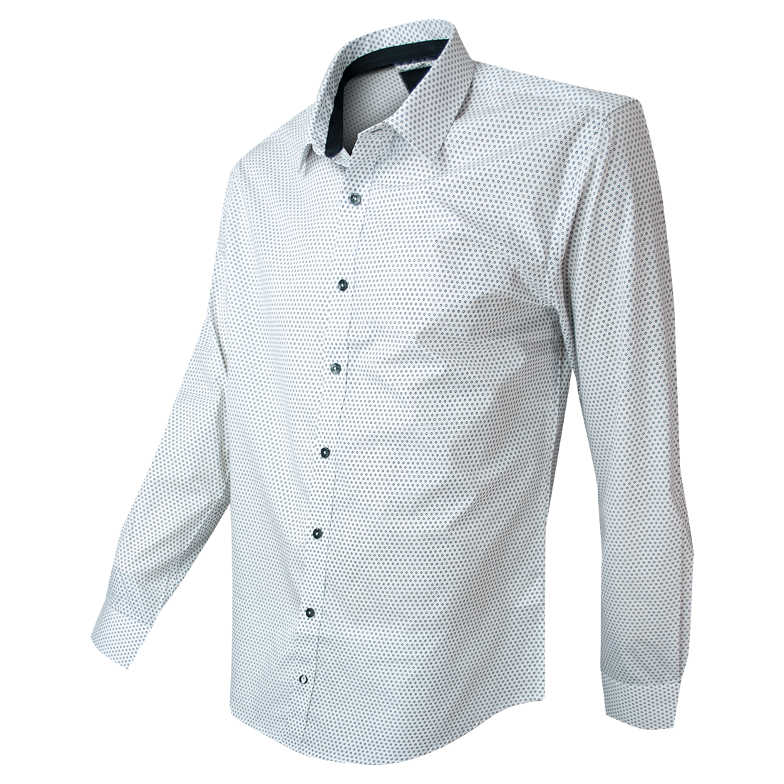 Camisa Trevira Estampada Slim Fit