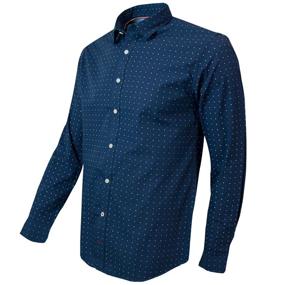 Camisa Sport Estampada Slim Fit