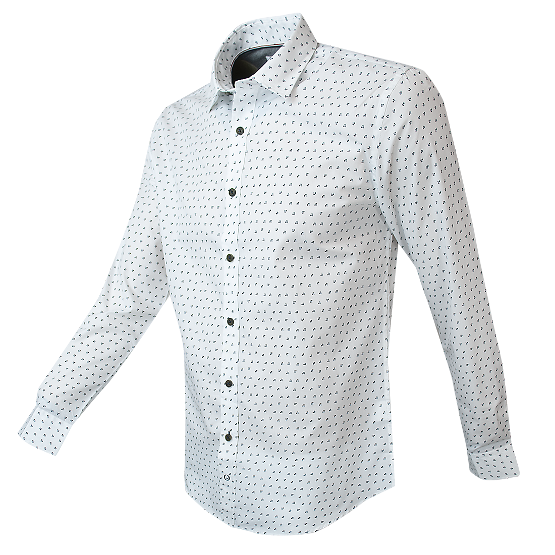 Camisa Sport Estampada Slim Fit