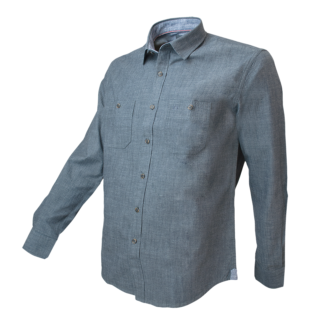 Camisa Doble Bolsillo Slim Fit