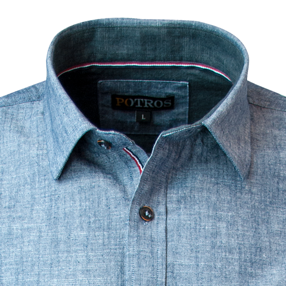 Camisa Doble Bolsillo Slim Fit