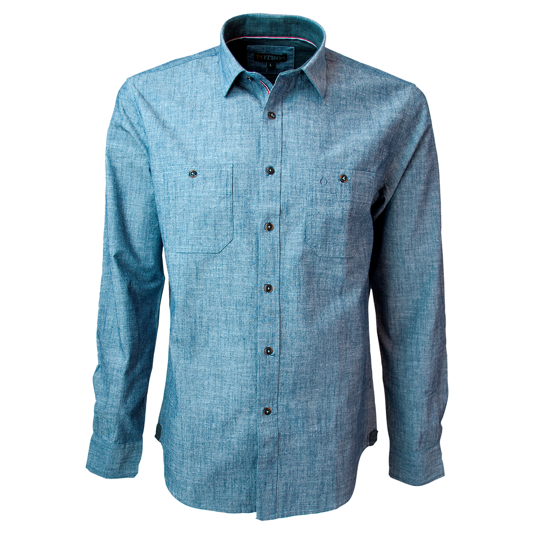 Camisa Doble Bolsillo Slim Fit