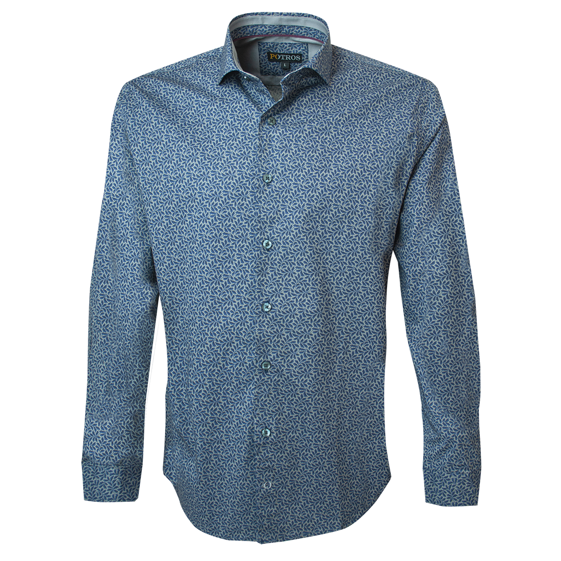 Camisa Estampada Spandex Ultra Slim