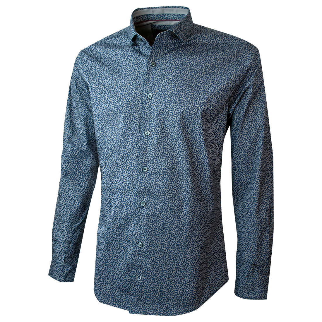 Camisa Estampada Spandex Ultra Slim