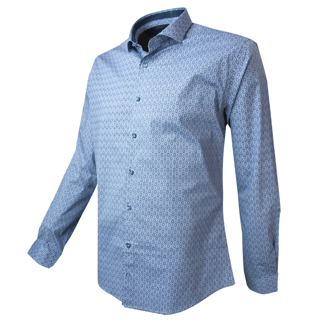 Camisa Estampada Spandex Ultra Slim