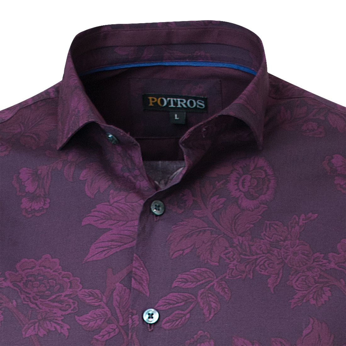 Camisa Estampada Spandex Ultra Slim