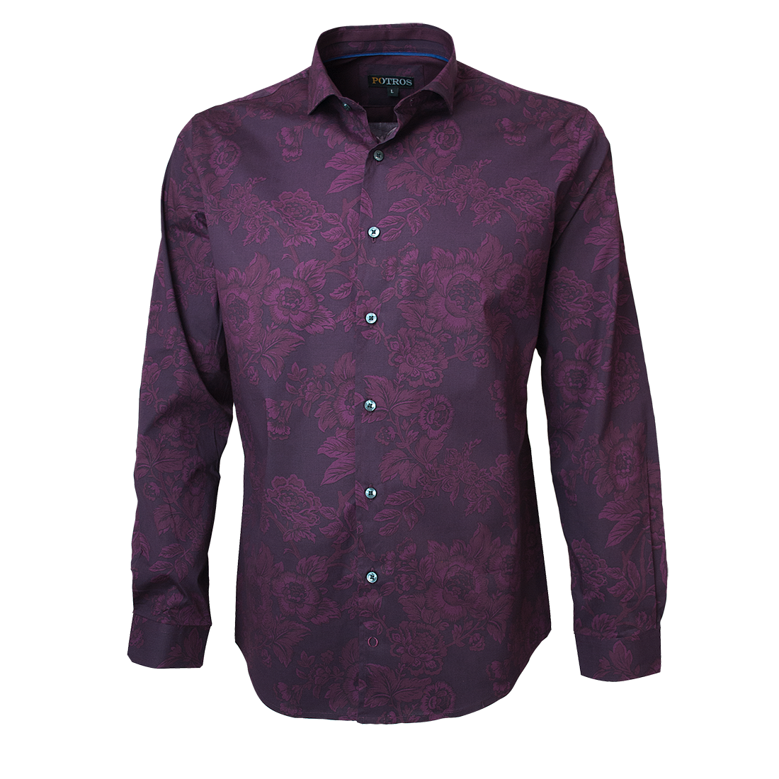 Camisa Estampada Spandex Ultra Slim