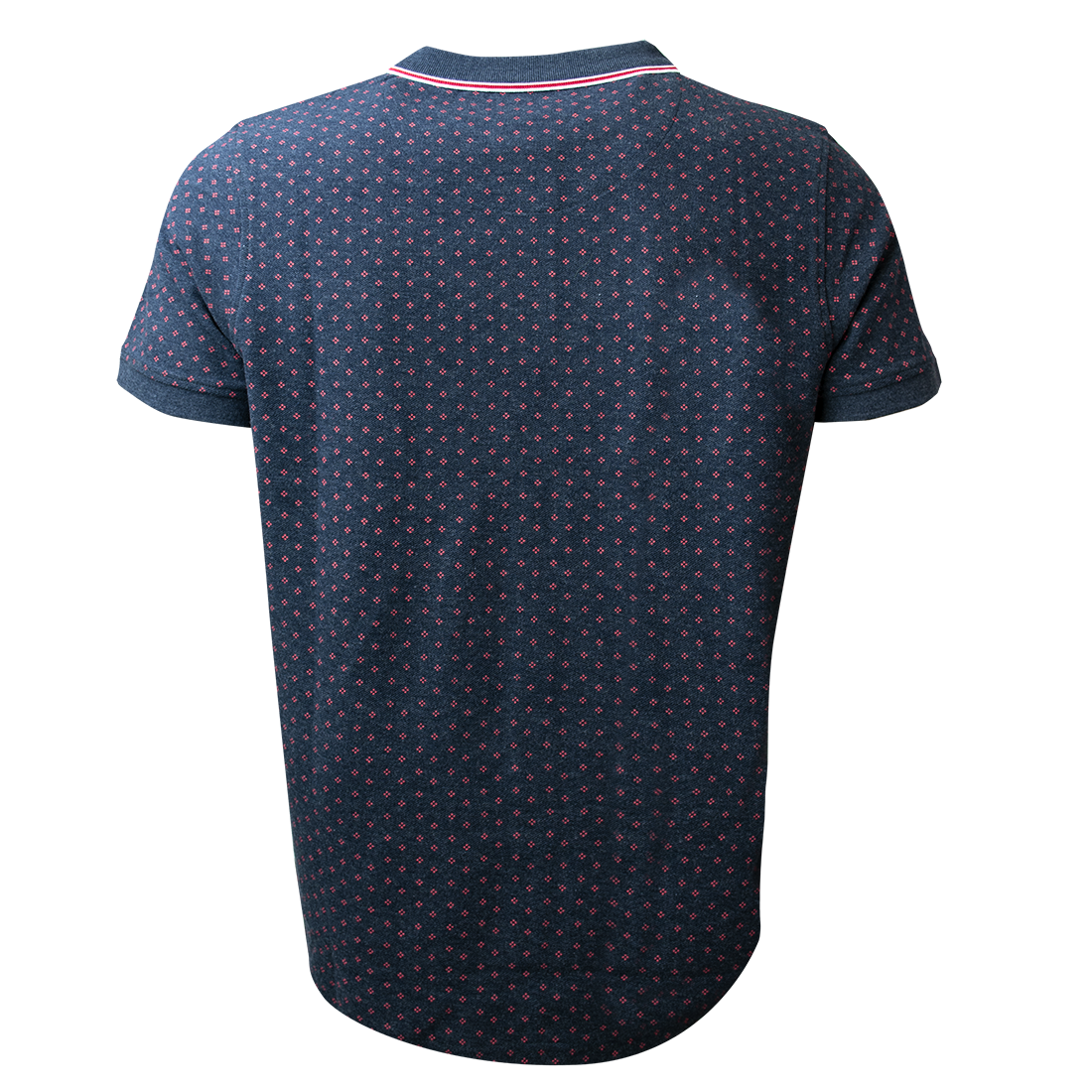 Polera Pique Melange Estampada 