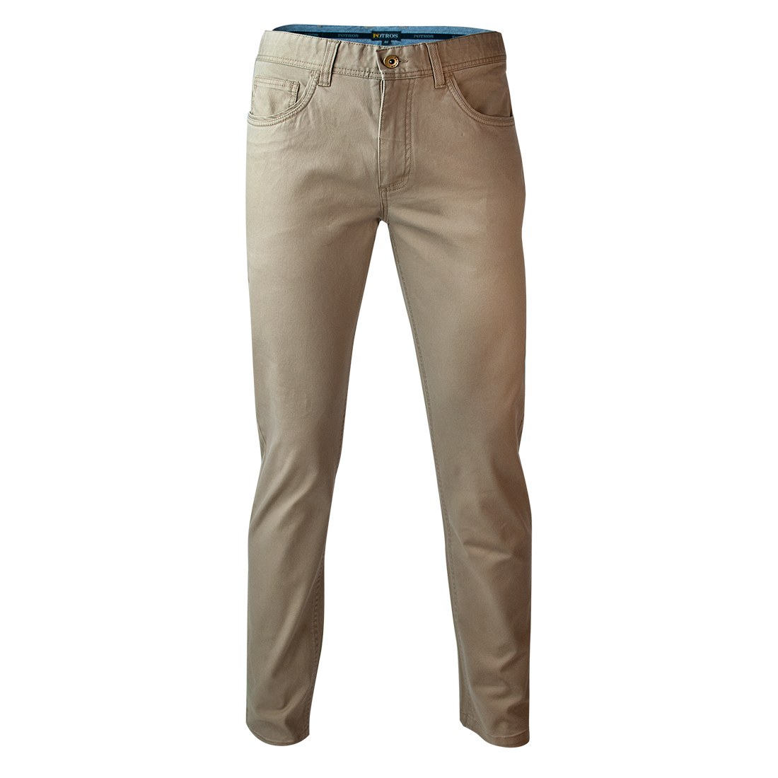 Pantalón Gabardina Spandex 5 Bolsillos Slim Fit