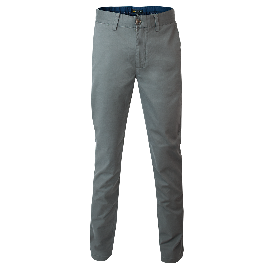 Pantalón Gabardina Spandex Frente Plano Slim Fit