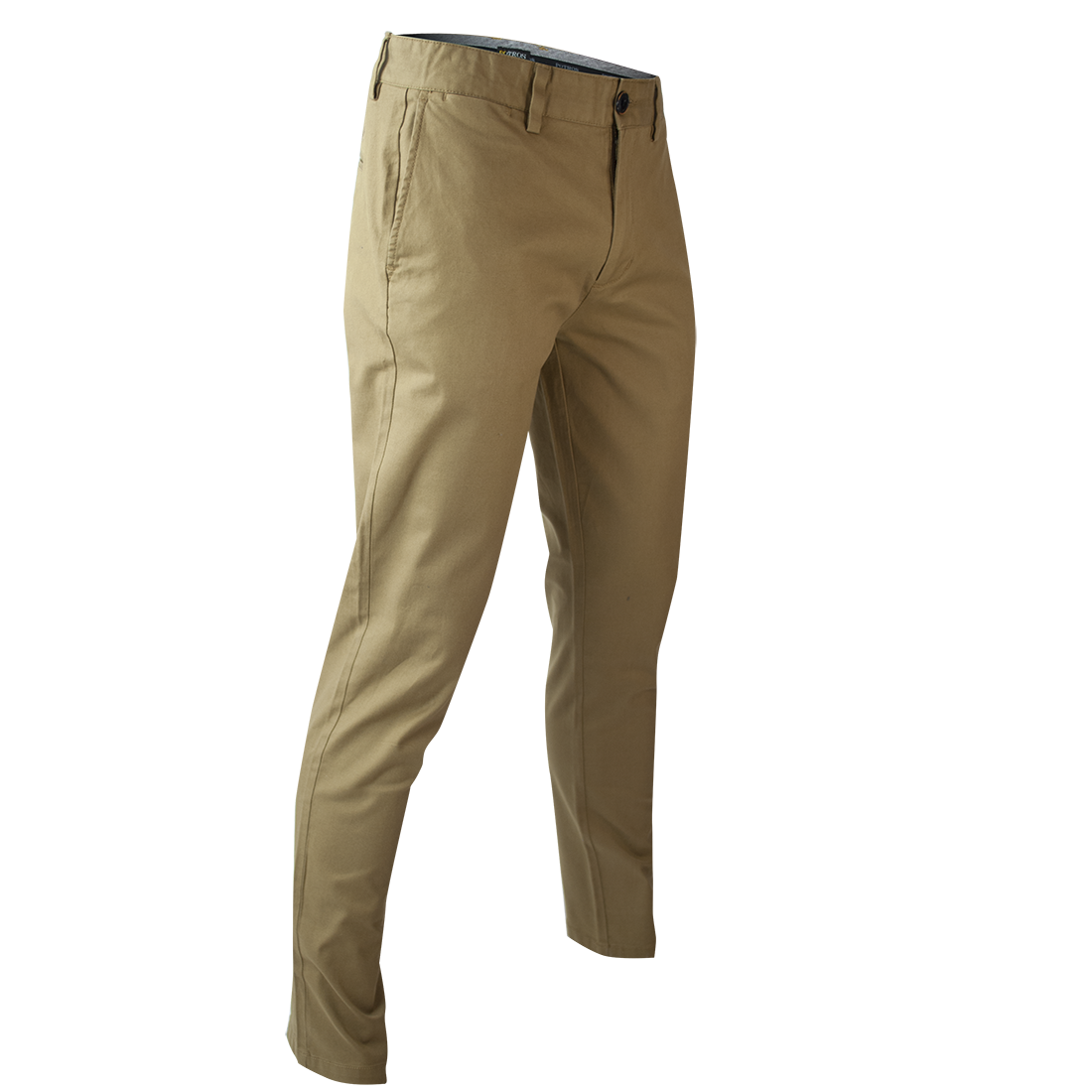 Pantalón Gabardina Spandex Frente Plano Slim Fit