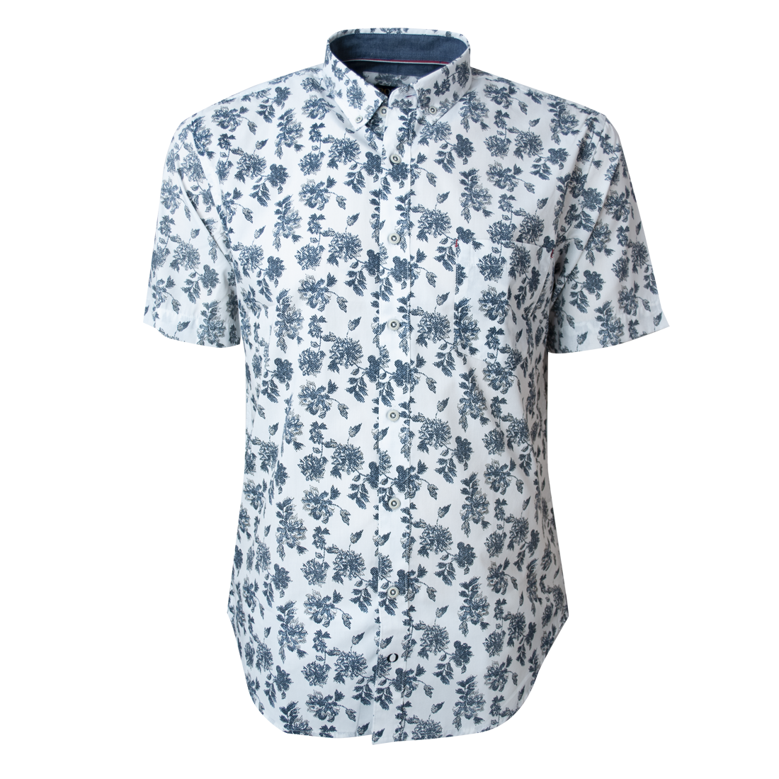 Camisa Estampada Button Down Slim Fit
