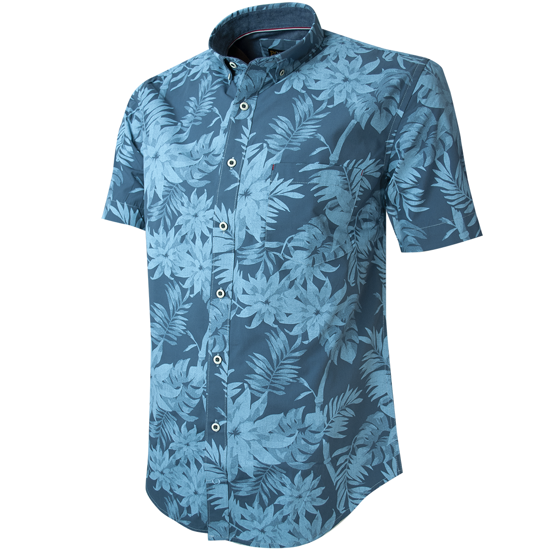 Camisa Estampada Button Down Slim Fit