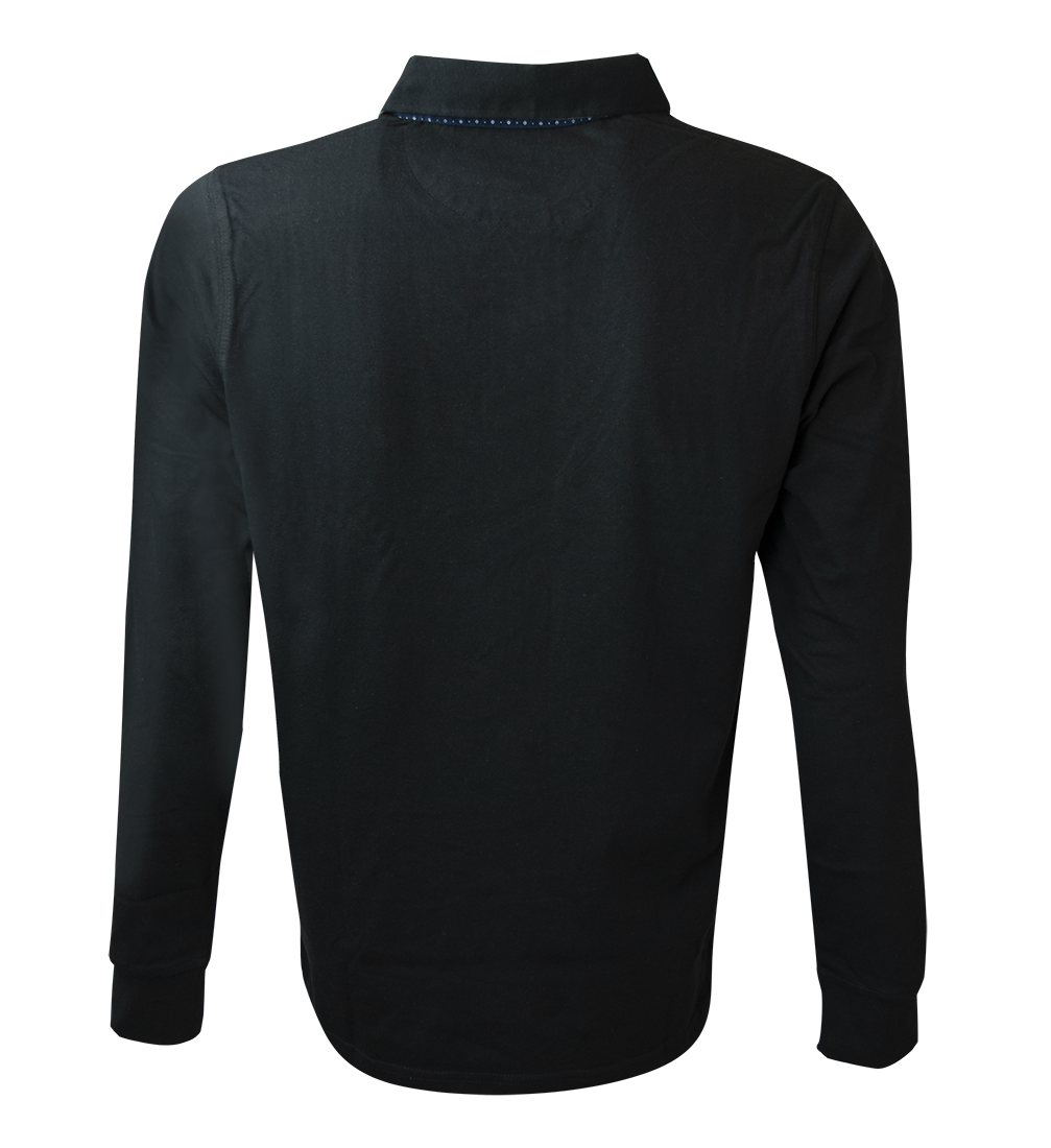 Polera Jersey Cuello Camisero 