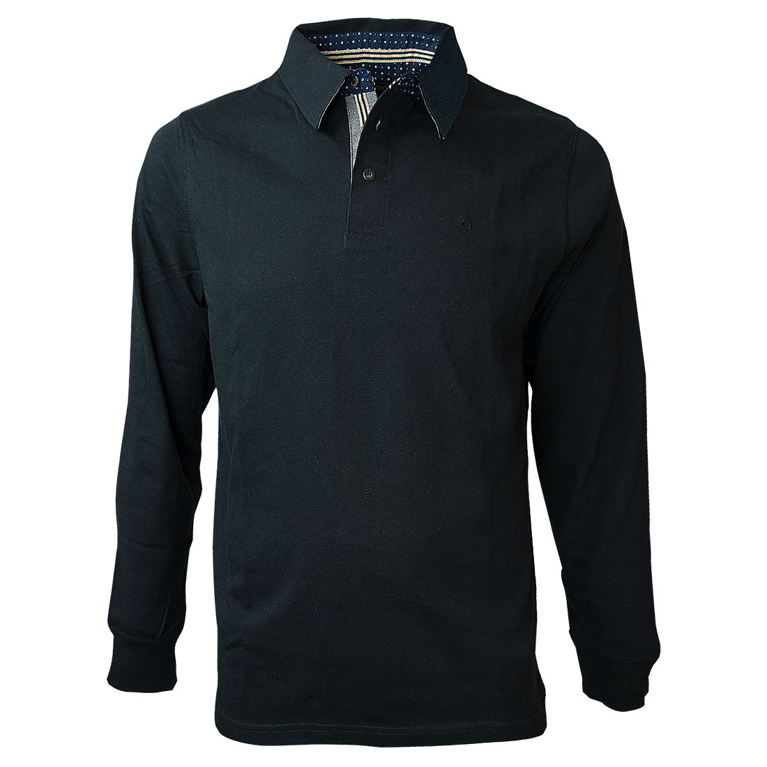 Polera Jersey Cuello Camisero 