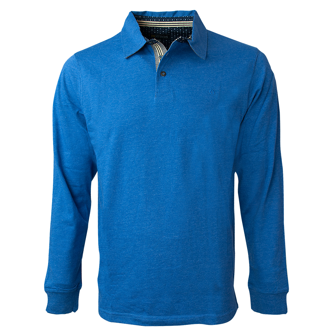 Polera Jersey Cuello Camisero 