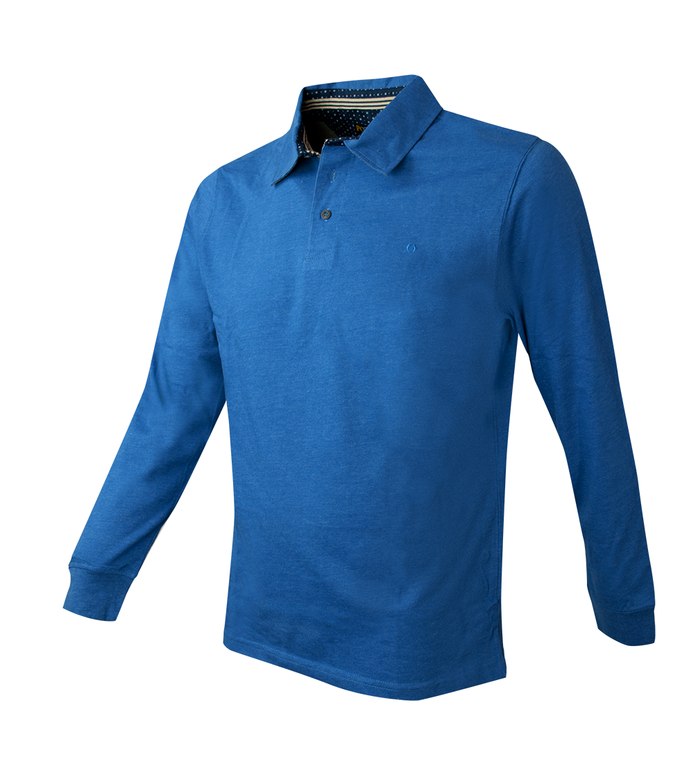 Polera Jersey Cuello Camisero 