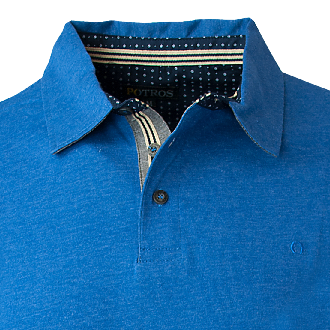 Polera Jersey Cuello Camisero 