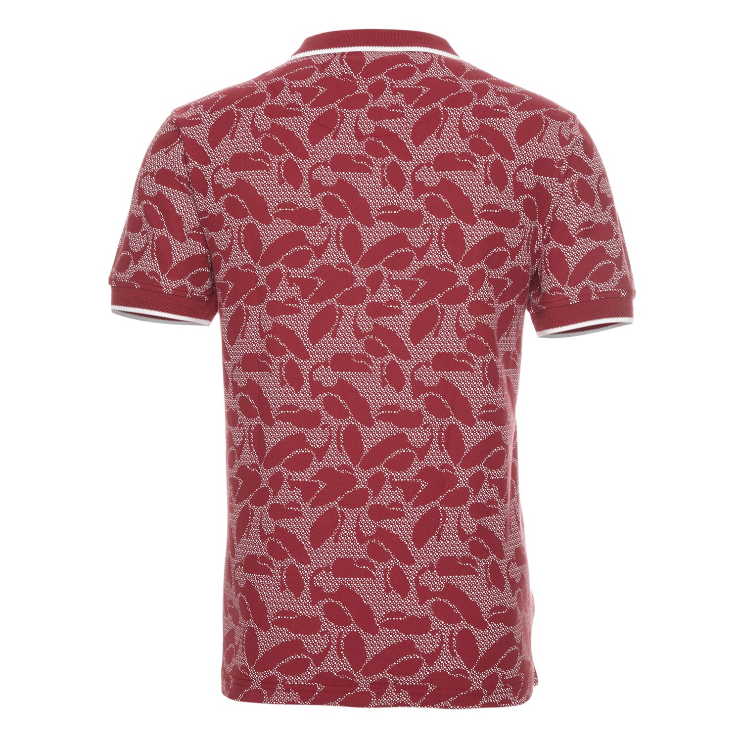 Polera Pique Melange Estampada