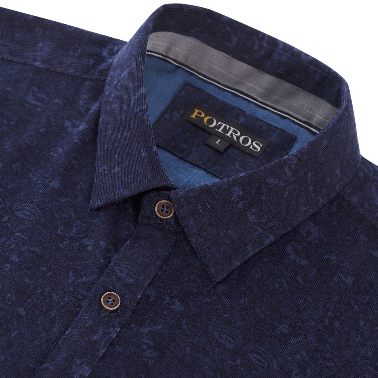 Camisa Cotelé Estampada