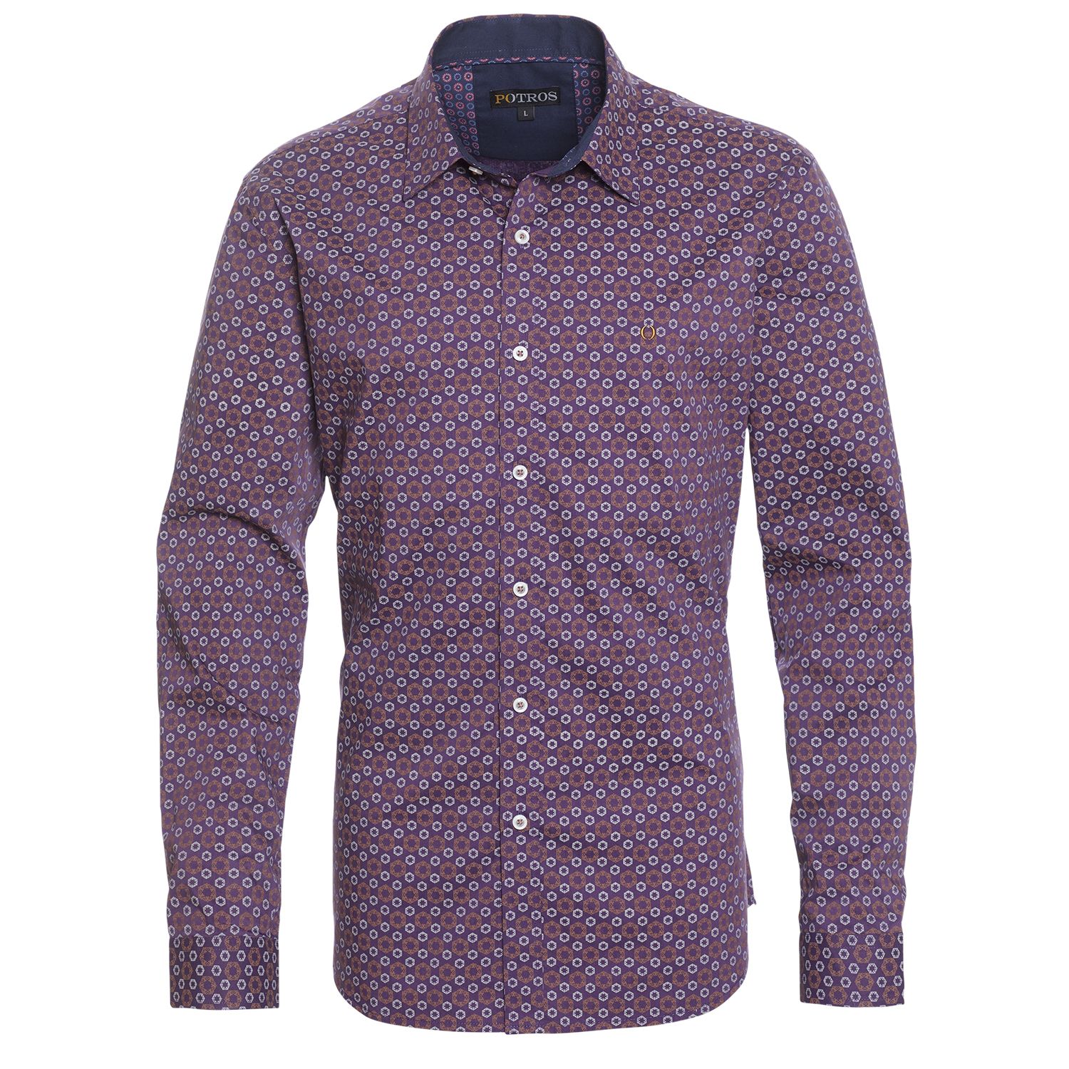 Camisa Trevira Estampada Spandex