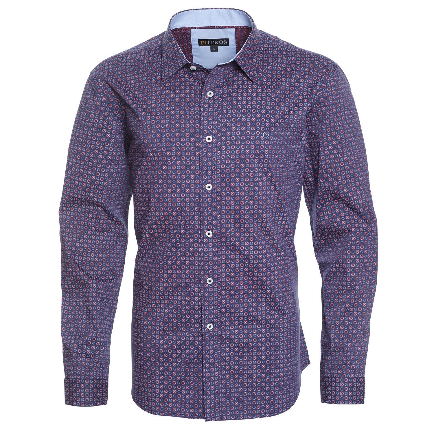 Camisa Trevira Estampada Spandex