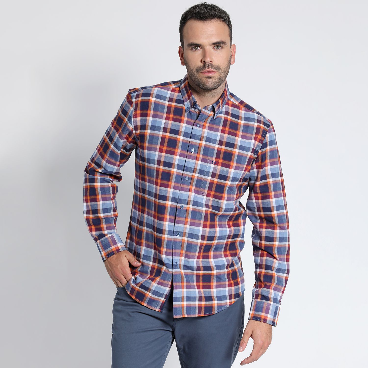 Camisa Oxford Fantasia