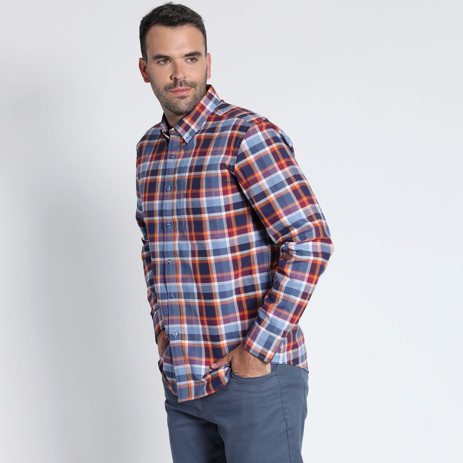 Camisa Oxford Fantasia