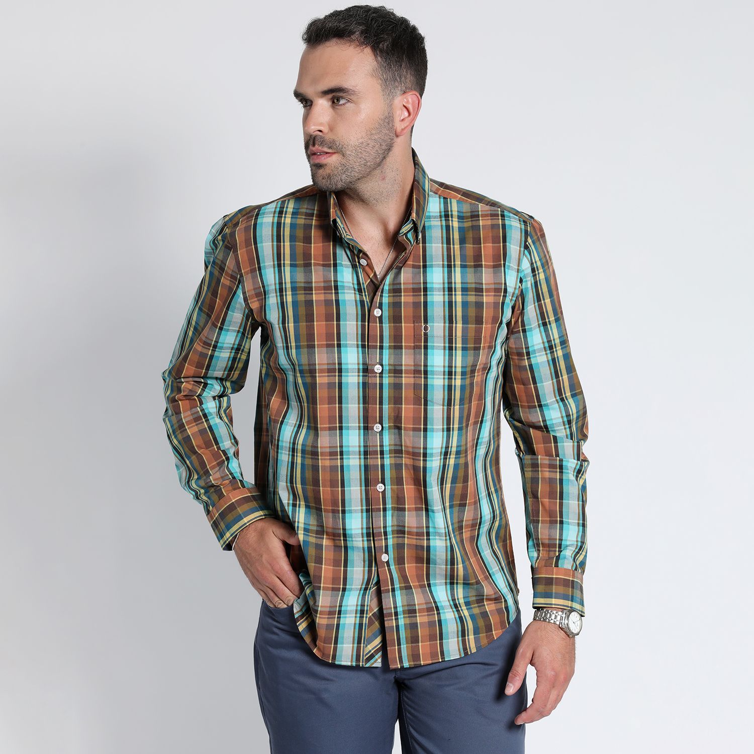 Camisa Trevira Fantasia