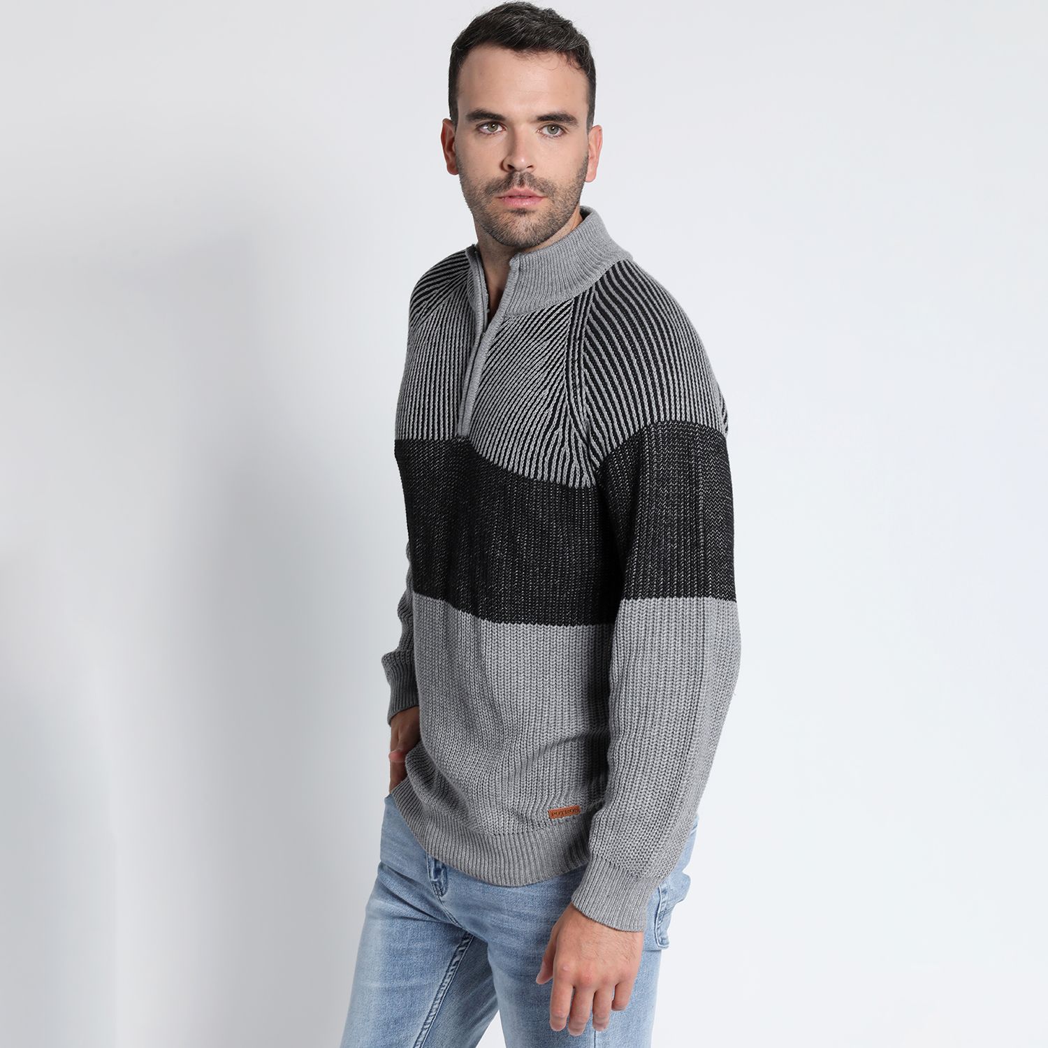 Sweater Rayas Bicolor