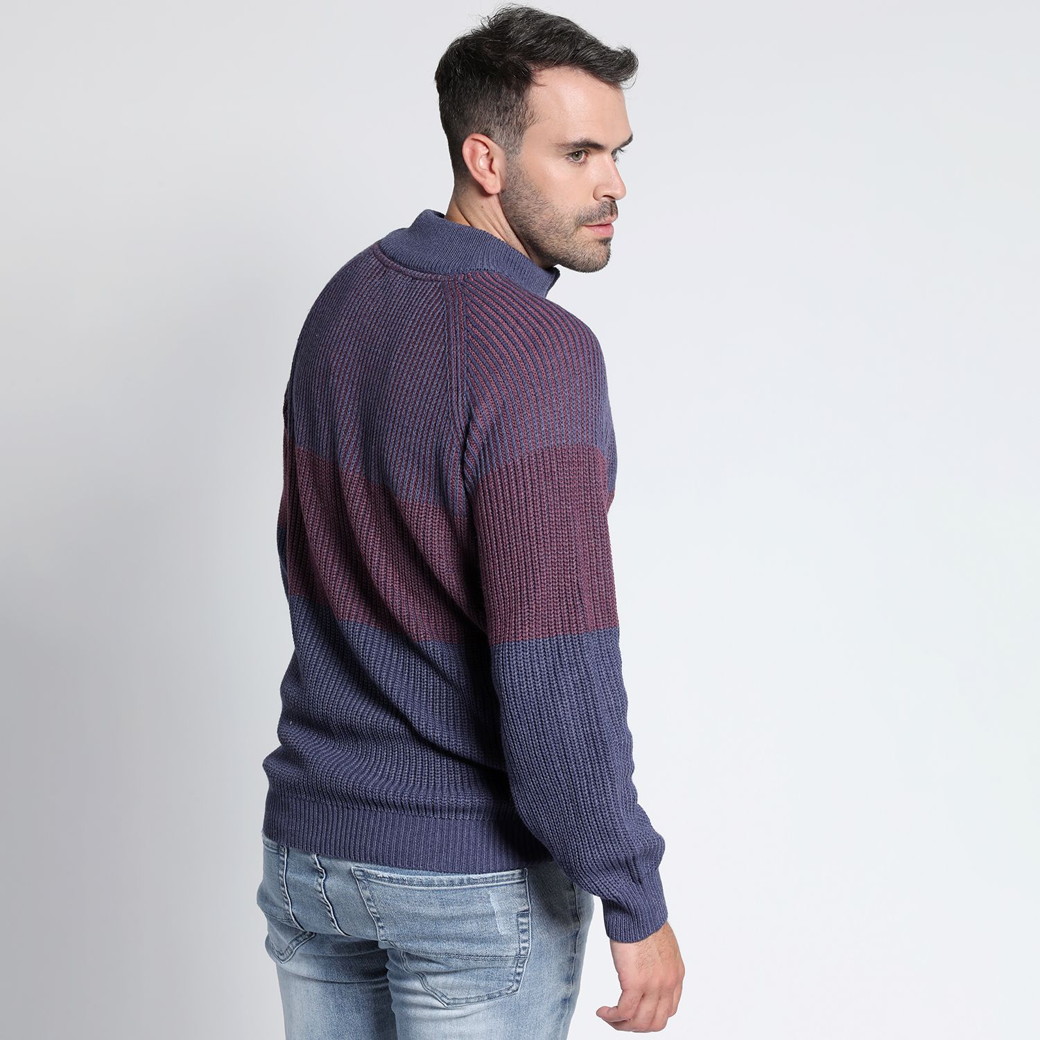 Sweater Rayas Bicolor