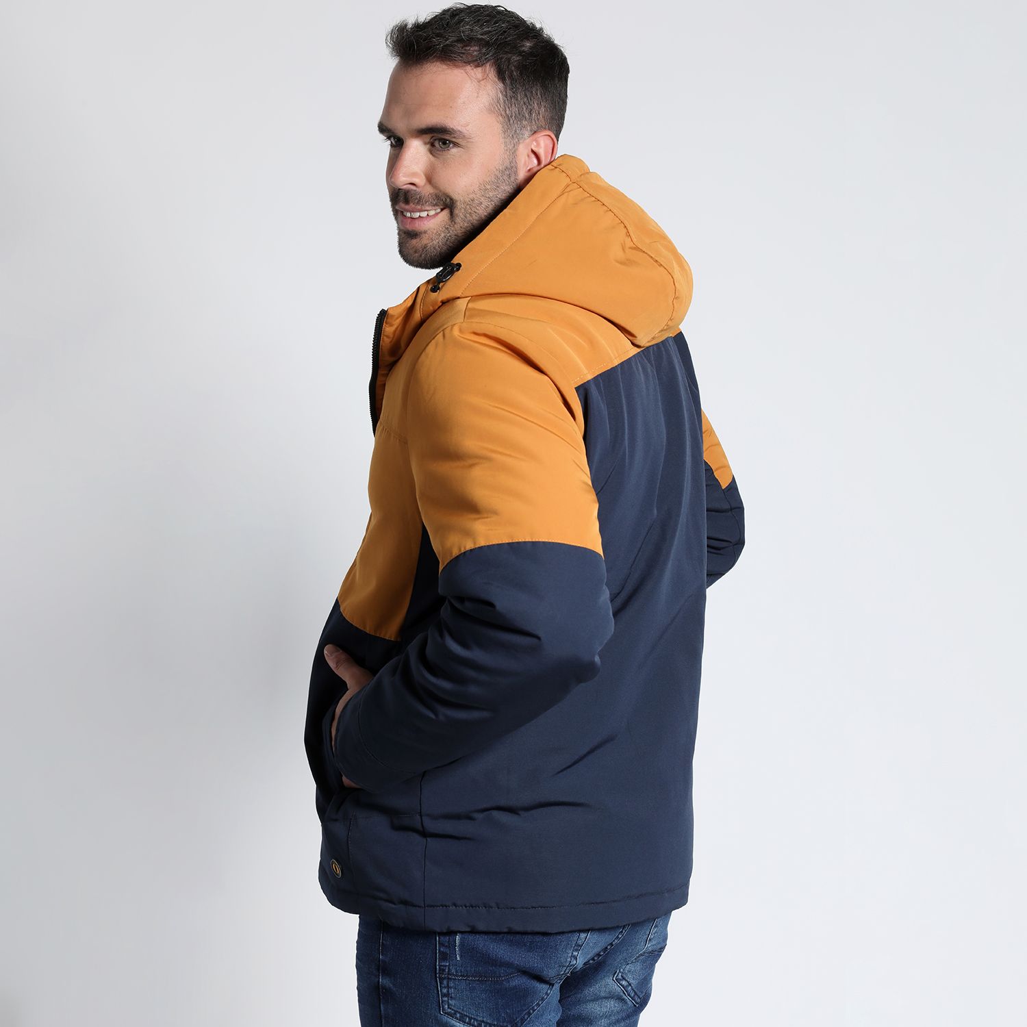 Chaqueta Corta Bi Color