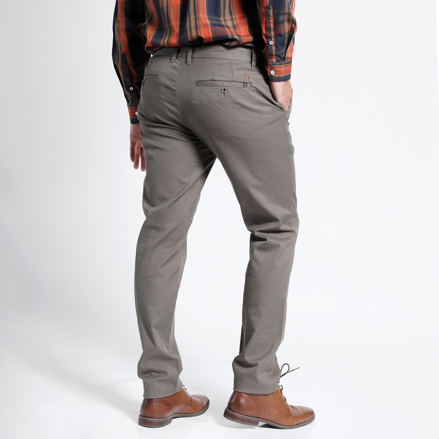 Pantalón Frente Plano Spandex