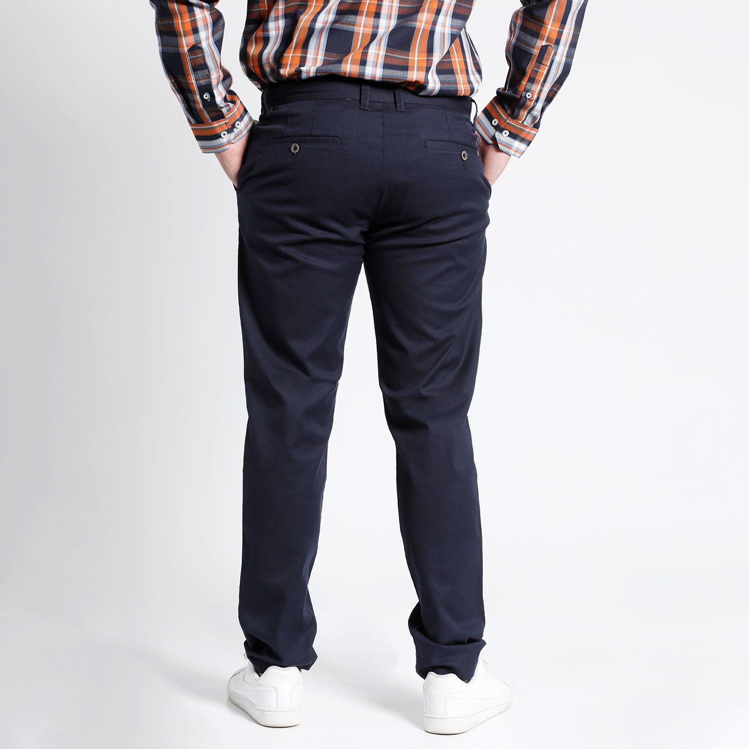 Pantalón Frente Plano Spandex
