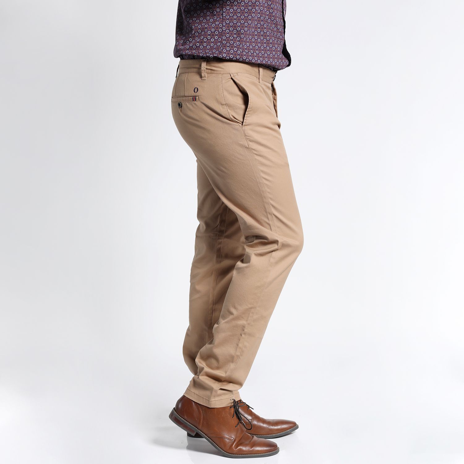 Pantalón Frente Plano Spandex