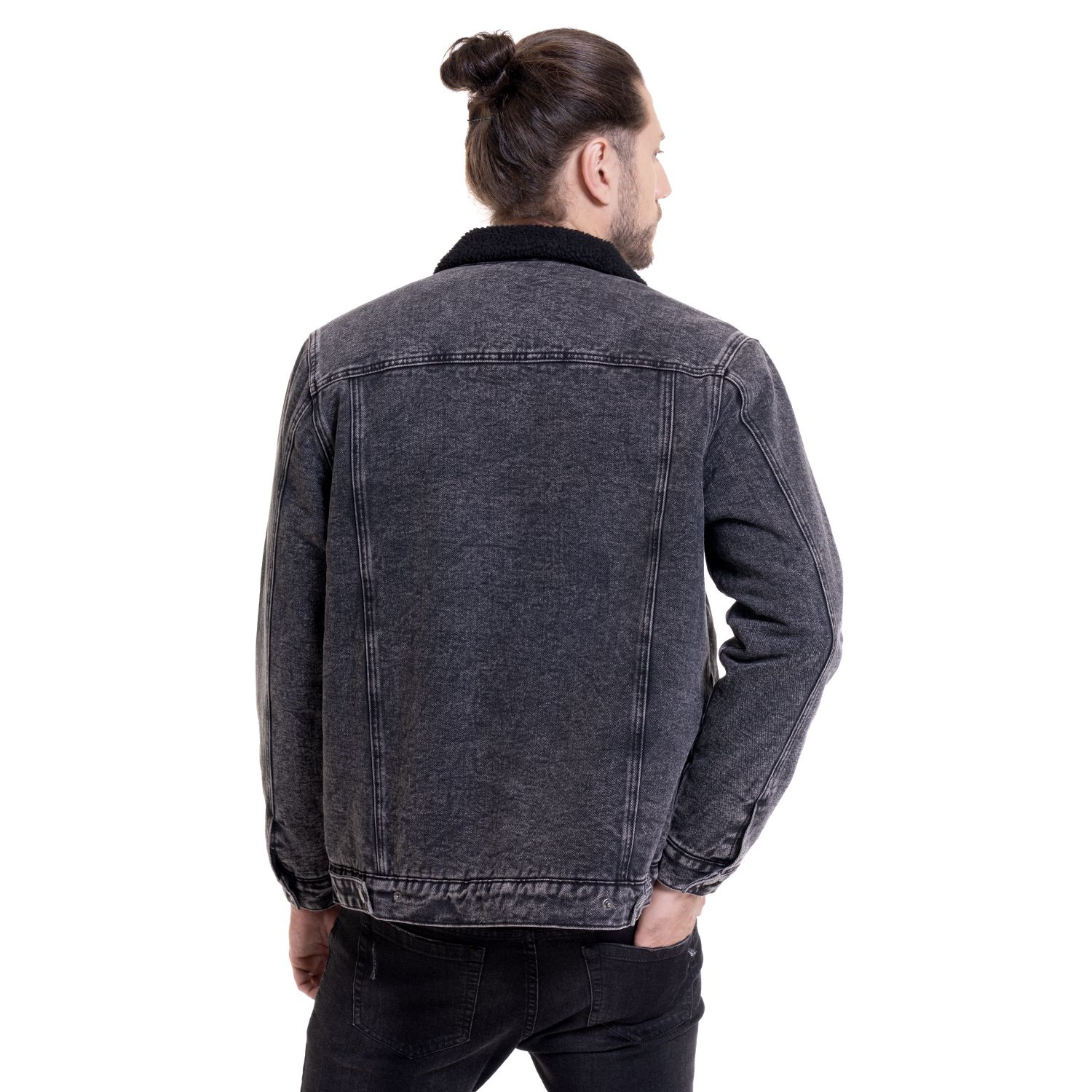 Chaqueta Denim Con Chiporro