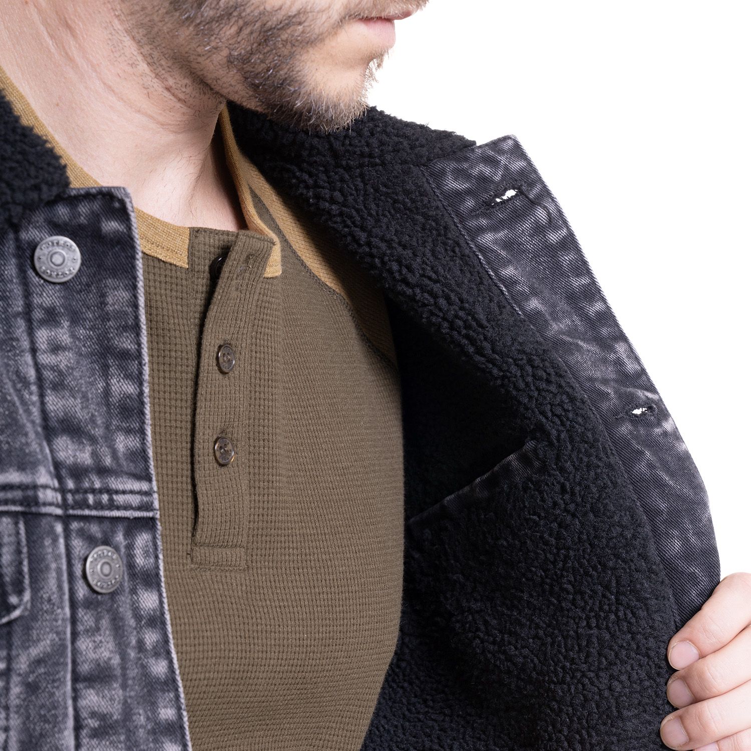 Chaqueta Denim Con Chiporro