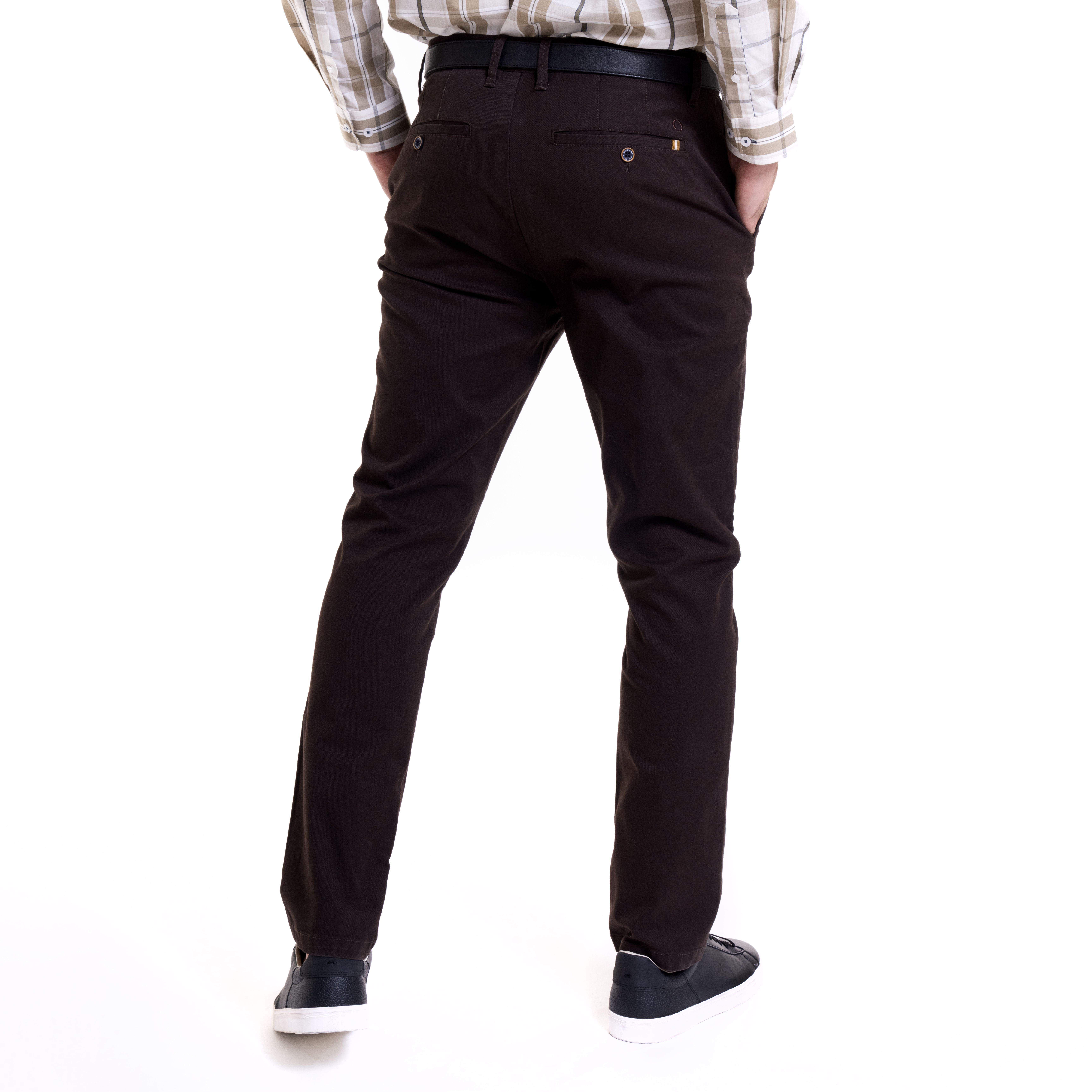 Pantalón Frente Plano Spandex