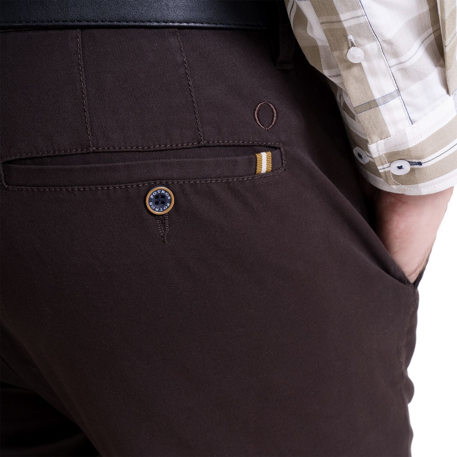 Pantalón Frente Plano Spandex