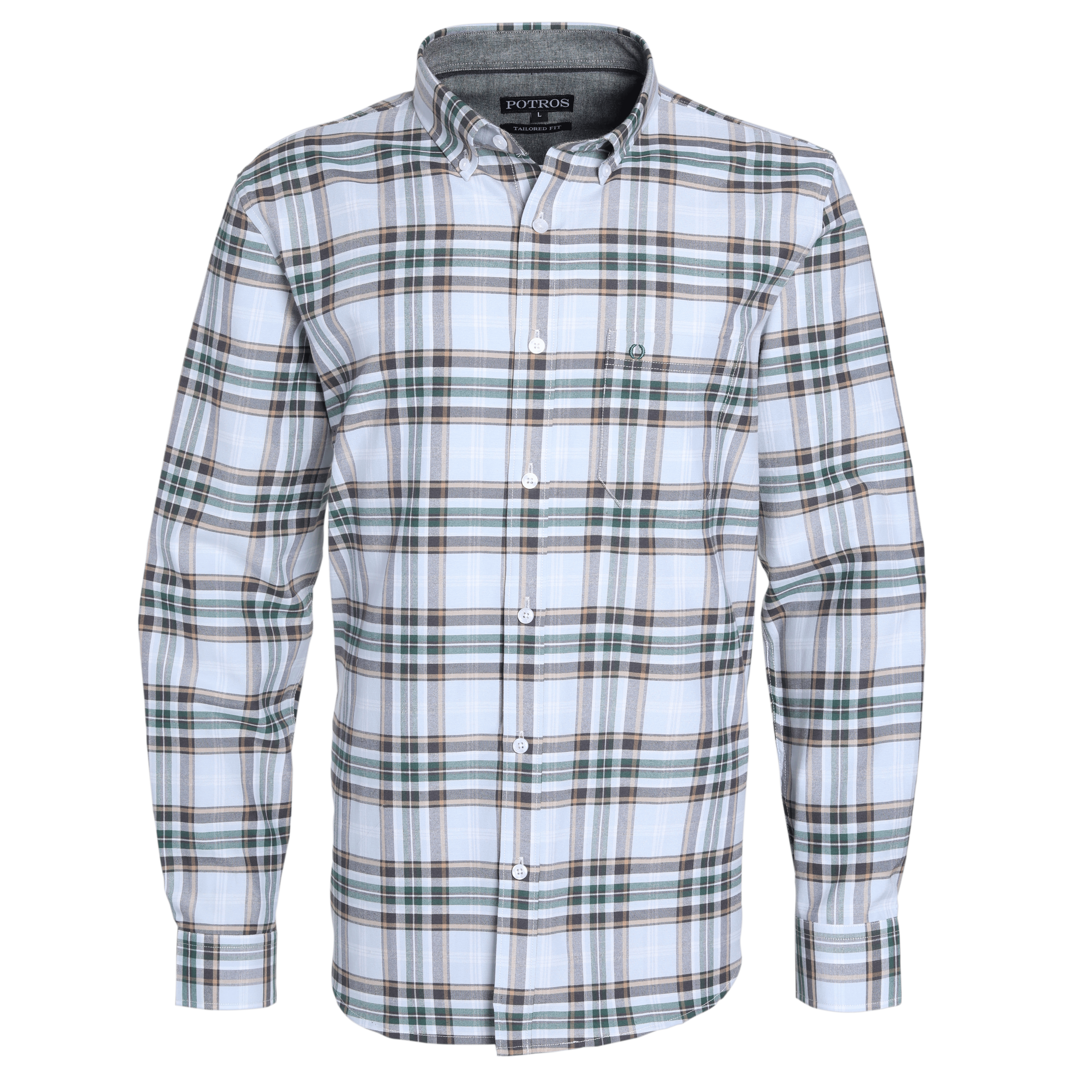 Camisa Oxford Cuadros León